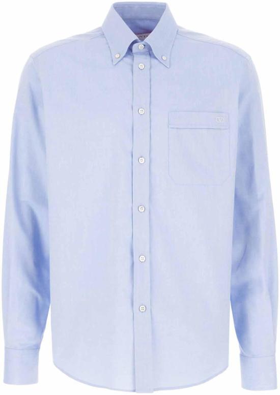 25SS 발렌티노 가라바니 긴팔 셔츠 6V0ABS80ATHCZV LICHTBLUE