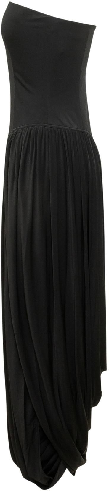 26SS 살바토레 페라가모 미디 원피스 13H765788520 BLACK - SALVATORE FERRAGAMO