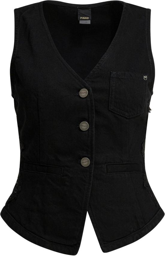 26SS 핑코 코트 106424A33VZ99 BLACK