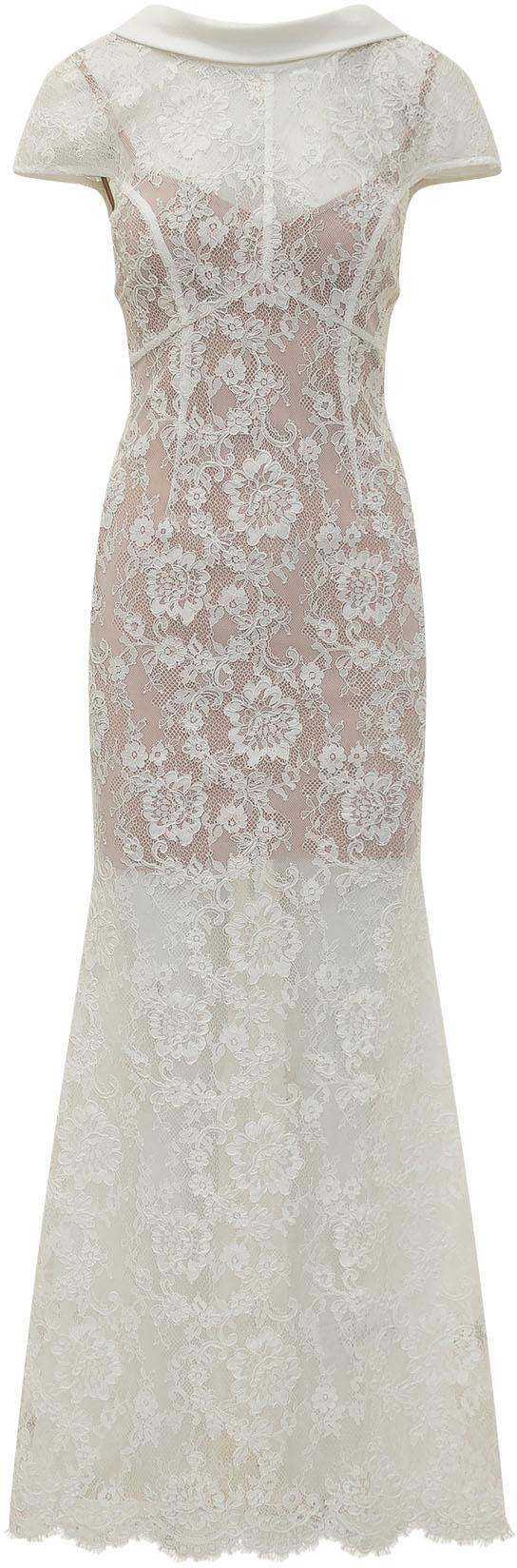 26SS 셀프 포트레이트 롱 원피스 SS26254XWWHITE