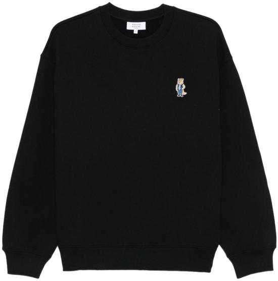 25FW 메종키츠네 드레스드 폭스 컴포트 스웨트셔츠 PM00310KM0341P199 BLACK