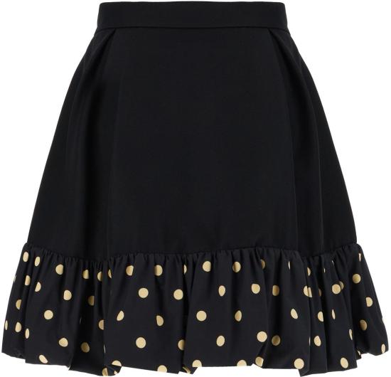 25FW 모스키노 미디 스커트 252D011154371555 BLACK - MOSCHINO