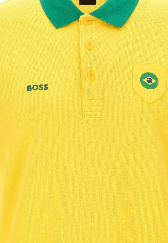 26SS 보스 폴로 티셔츠 50559263740 YELLOW - BOSS