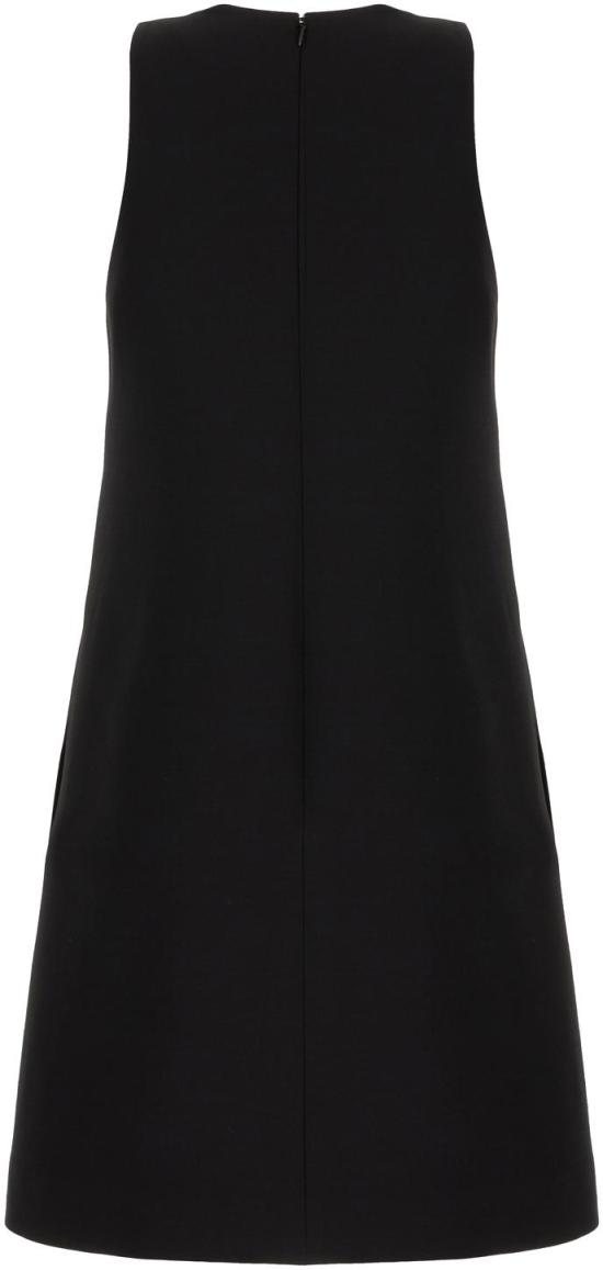 26SS 발렌티노 가라바니 미디 원피스 8B0VAKD51CFCRC BLACK - VALENTINO GARAVANI