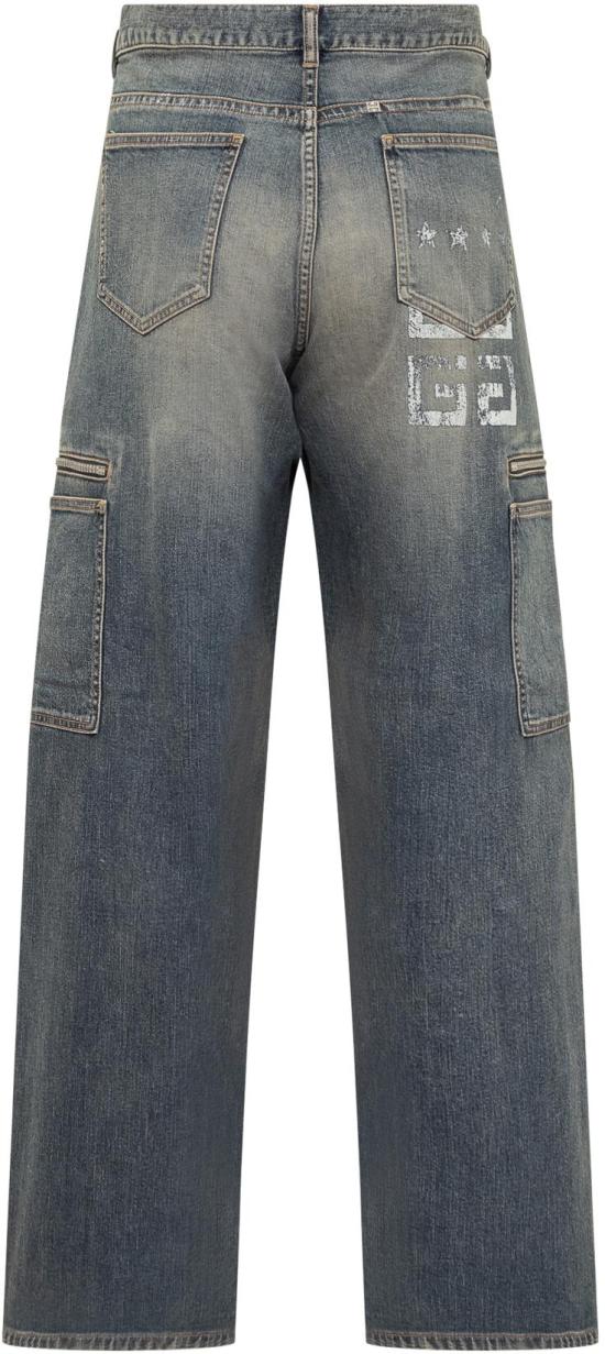  지방시 데님 팬츠 BM517E5YAB420420 BLUE - GIVENCHY