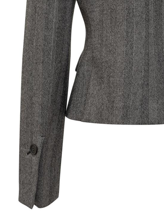 25FW 살바토레 페라가모 수트 자켓 13H682788119602 GREY - SALVATORE FERRAGAMO