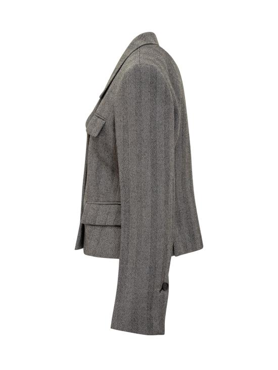 25FW 살바토레 페라가모 수트 자켓 13H682788119602 GREY - SALVATORE FERRAGAMO