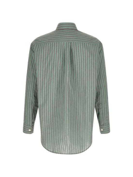 26SS 나마체코 긴팔 셔츠 NS26 401 N1492 9109 Blue bordeux - NAMACHEKO