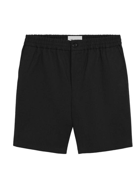 26SS 아미 코튼 엘라스티케이티드 웨이스트 아미 드 하트 쇼츠 HSO835 CO0132 001 Black