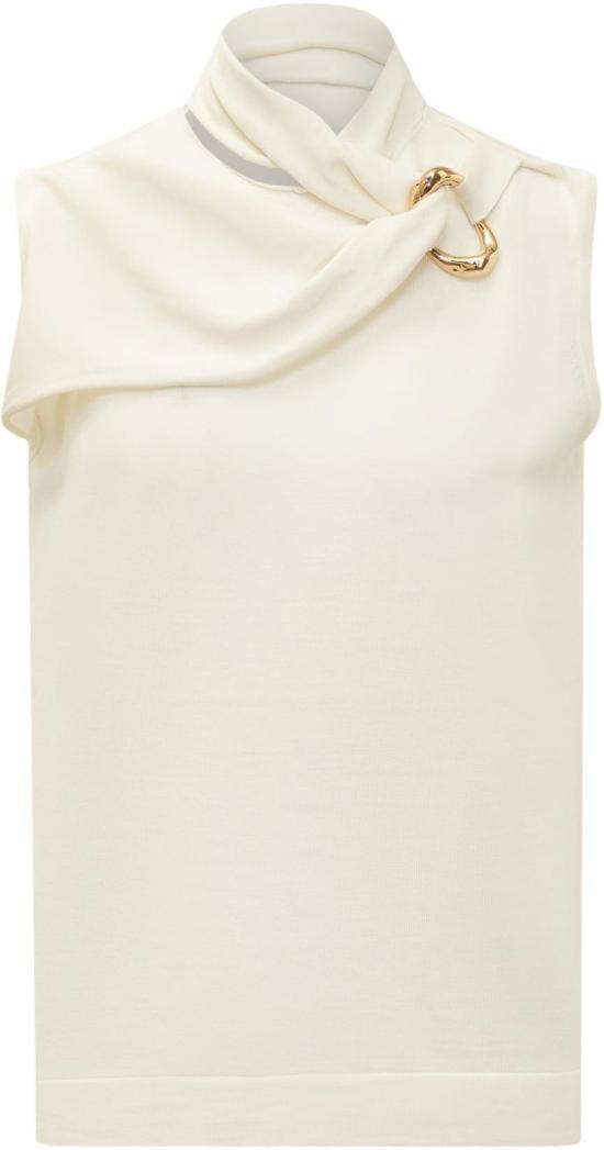  질샌더 민소매 티셔츠 J01NC0136J14699104 WHITE