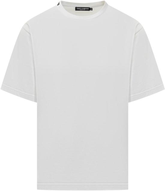 25FW 돌체앤가바나 반팔 티셔츠 G8PN9TFU7EQW0800 WHITE