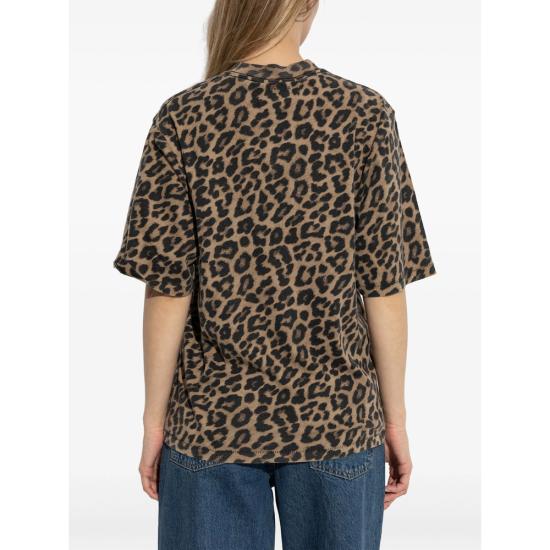 26SS 애니빙 반팔 티셔츠 A 08 11154 MTL59 Leopard - ANINE BING