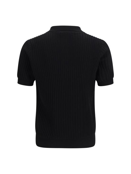 26SS 로베르토 콜리나 폴로 티셔츠 261MYA13124 09 Black - ROBERTO COLLINA