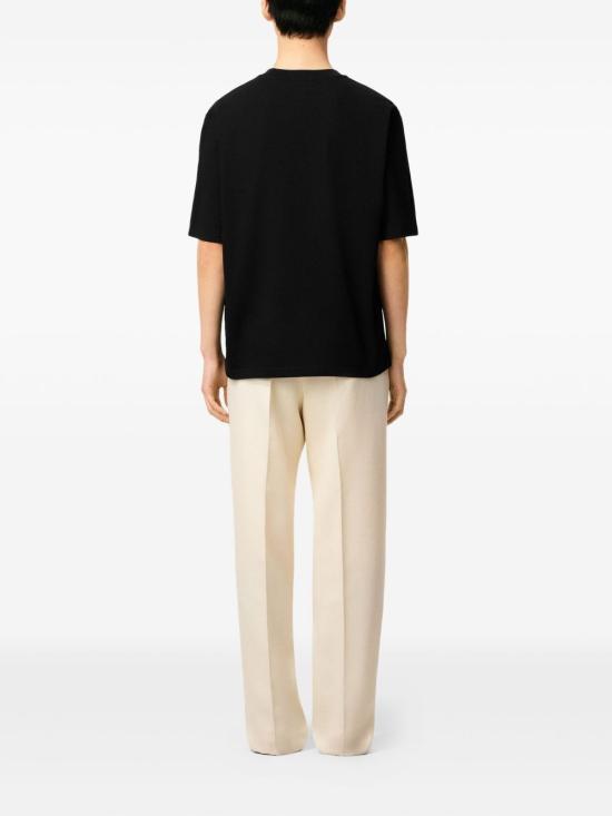 26SS 아미 하트 로고 코튼 자수 티셔츠 UTS341 726 001 Black - AMI