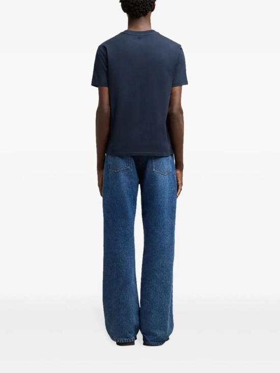 26SS 아미 스몰 하트 로고 티셔츠 BFUTS035 724 430 Night blue - AMI