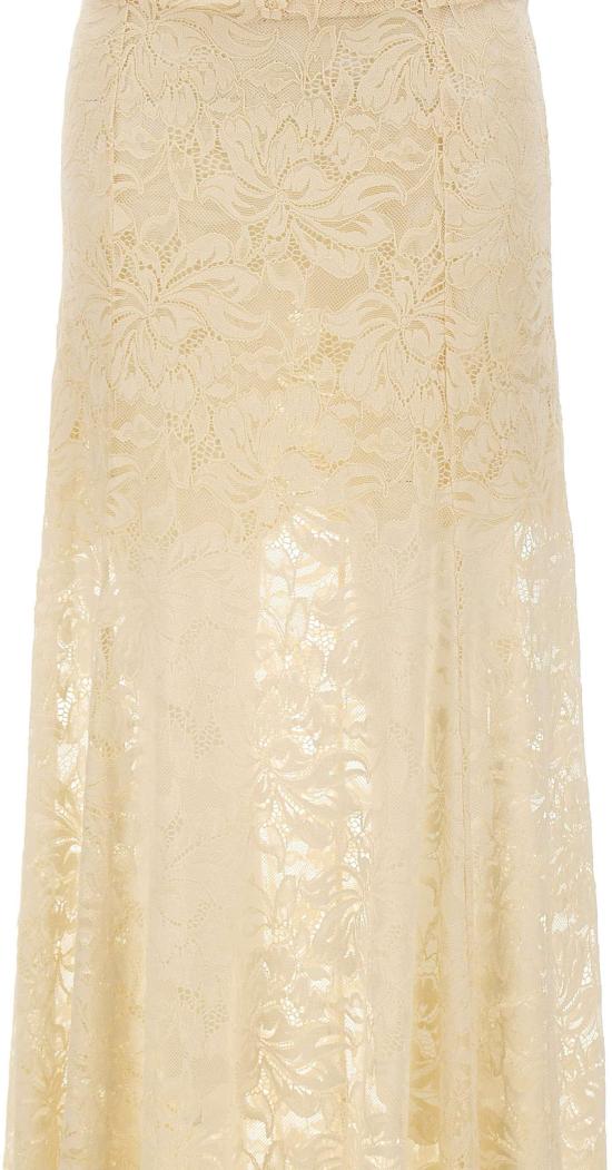 26SS 파코라반 롱 스커트 26PJJU131PA0170P105 WHITE - PACO RABANNE