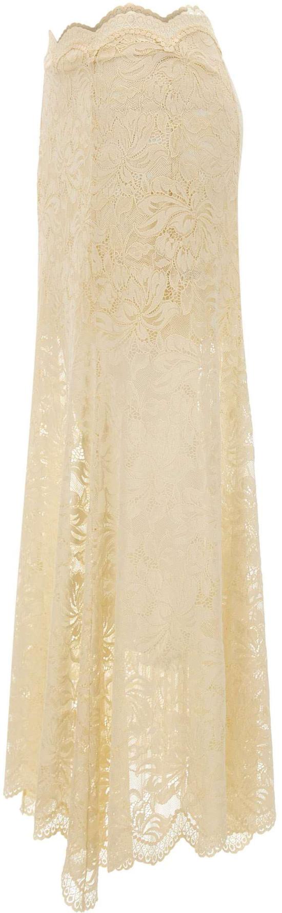 26SS 파코라반 롱 스커트 26PJJU131PA0170P105 WHITE - PACO RABANNE