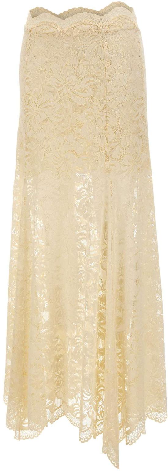 26SS 파코라반 롱 스커트 26PJJU131PA0170P105 WHITE