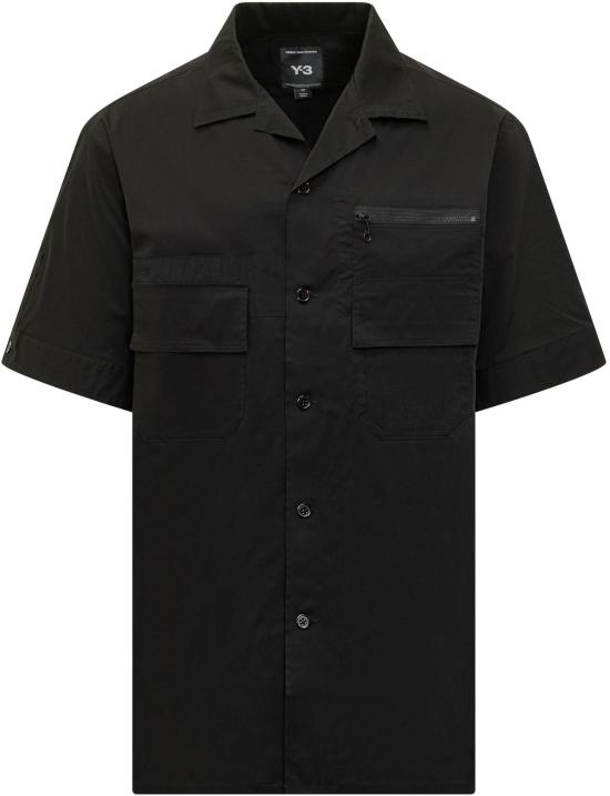 26SS 와이쓰리 반팔 셔츠 KH0417BLACK