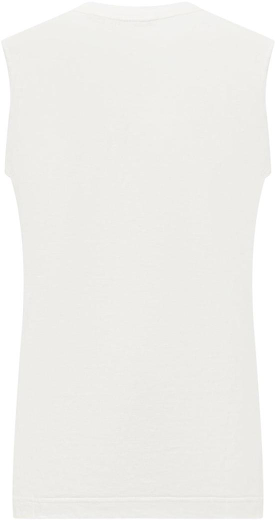 25FW 돌체앤가바나 민소매 티셔츠 F8V99TGDDHYS9000 WHITE - DOLCE & GABBANA