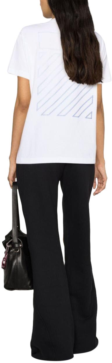  오프화이트 스트레이트 팬츠 OWCH020F23JER0011000 BLACK - OFF WHITE