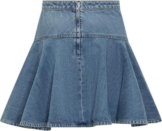 25FW 지방시 데님 스커트 BW40ZA516F420 BLUE - GIVENCHY
