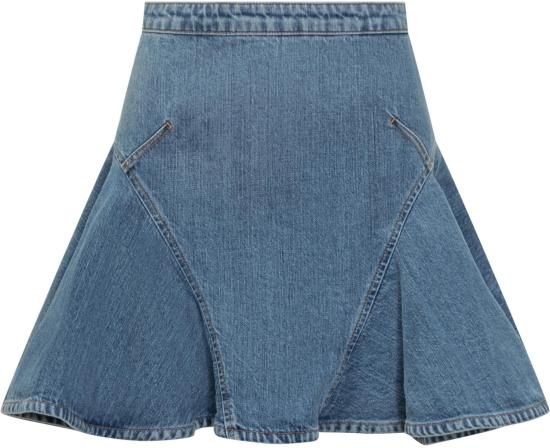 25FW 지방시 데님 스커트 BW40ZA516F420 BLUE