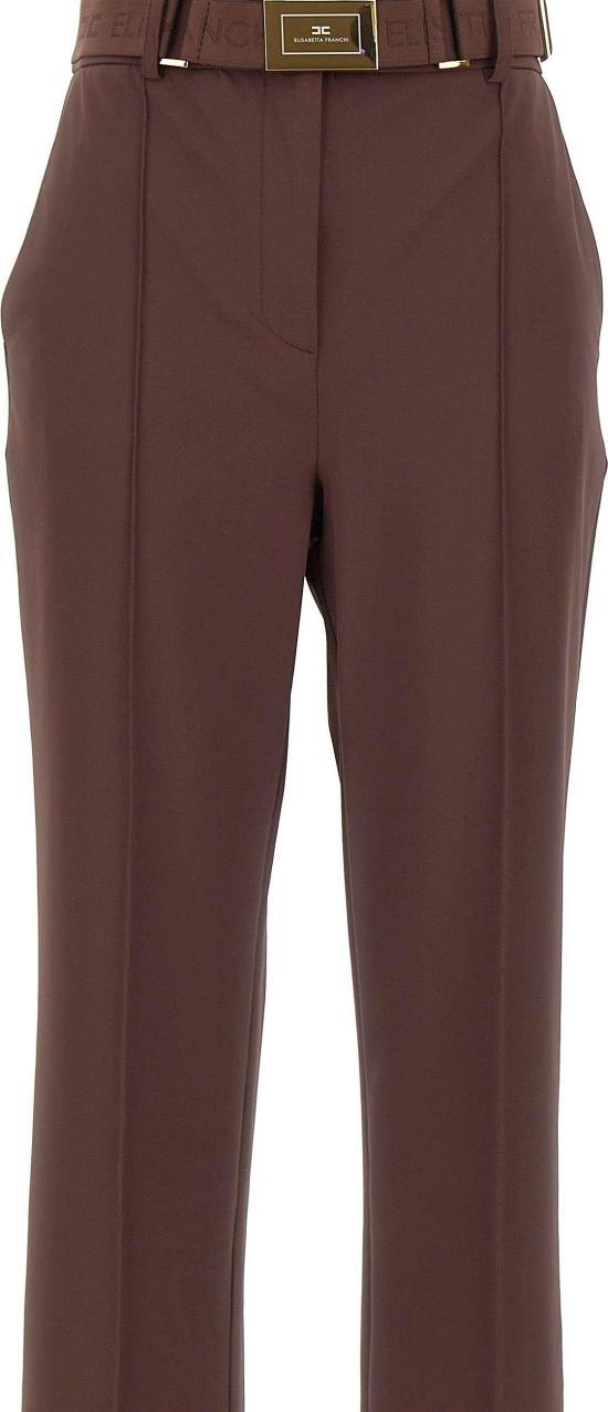 26SS 엘리자베타프랜치 스트레이트 팬츠 PA17261E2644 BROWN - ELISABETTA FRANCHI
