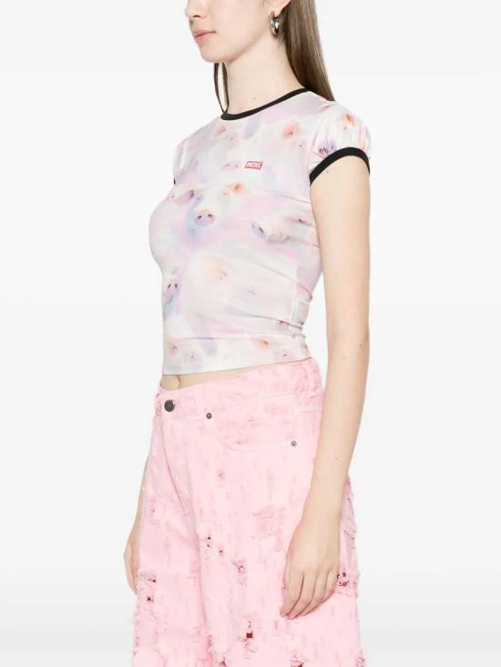 26SS 디젤 반팔 티셔츠 A210220IHBS 64NA - DIESEL