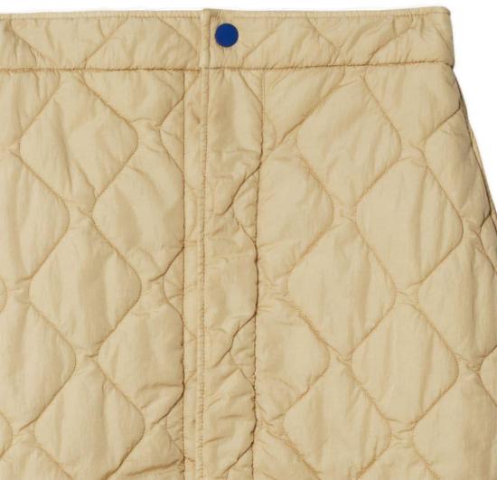  버버리 퀼티드 미니 스커트 8081126B7348 BEIGE - BURBERRY