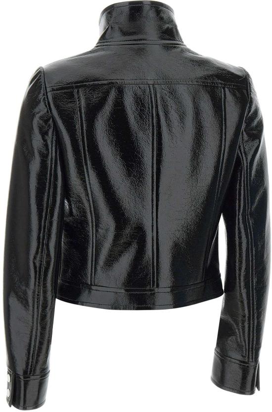 26SS 쿠레쥬 가죽 자켓 PERCBL017VY0014BLACK - COURREGES