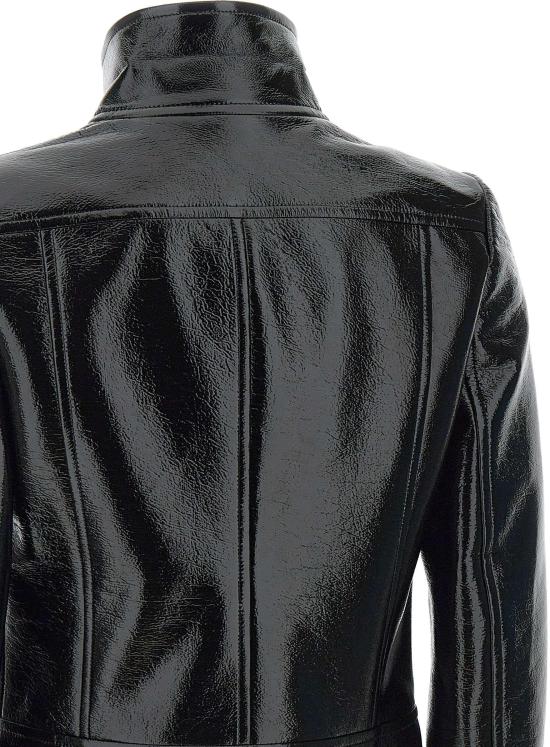 26SS 쿠레쥬 가죽 자켓 PERCBL017VY0014BLACK - COURREGES