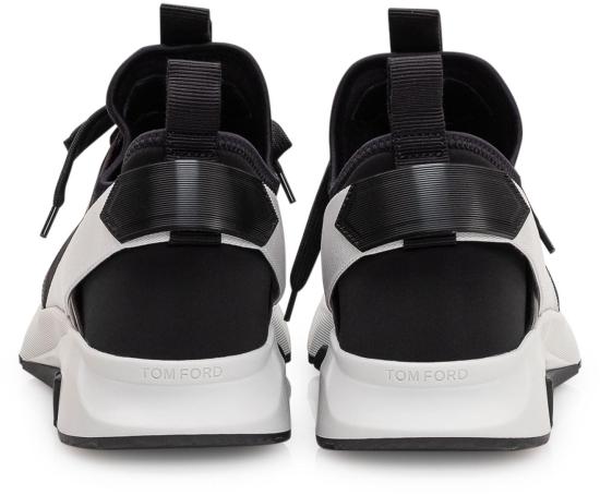 26SS 톰포드 JAGO 자고 네오프렌 스웨이드 스니커즈 J1100TOF001NNWC BLACK - TOMFORD