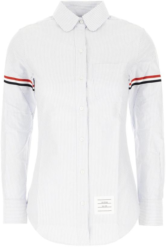 26SS 톰브라운 클래식 스트라이프 옥스포드 암밴드 라운드 칼라 셔츠 FLL019E00098480 DIVERS