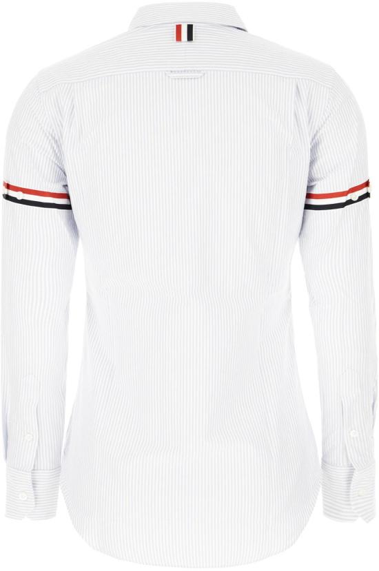 26SS 톰브라운 클래식 스트라이프 옥스포드 암밴드 라운드 칼라 셔츠 FLL019E00098480 DIVERS - THOM BROWNE