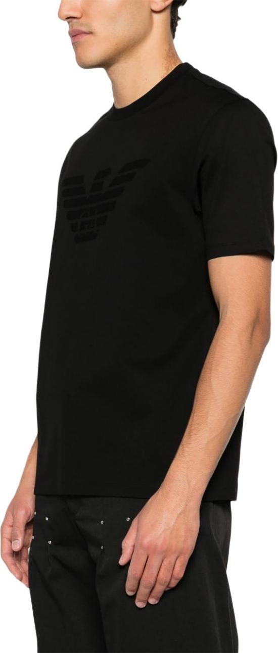 26SS 엠포리오 아르마니 탑 EM004593AF10762FC301 BLACK - EMPORIO ARMANI