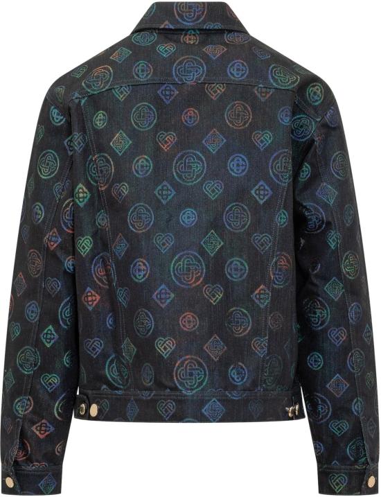 26SS 카사블랑카 데님 자켓 MSP26JK44601 BLACK - CASABLANCA