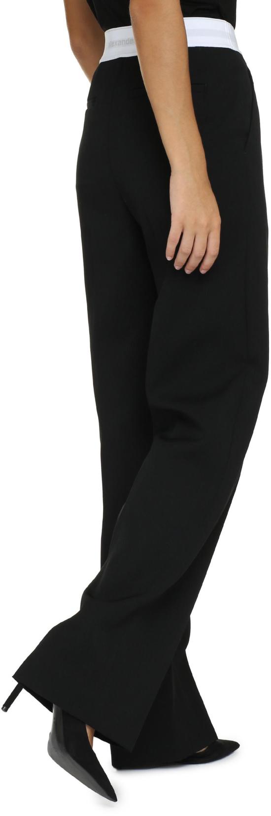  알렉산더 왕 스트레이트 팬츠 1WC3234079 BLACK - ALEXANDER WANG