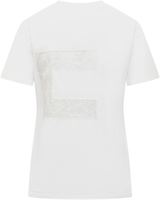 25SS 엘리자베타프랜치 반팔 티셔츠 MA03151E2270 WHITE - ELISABETTA FRANCHI