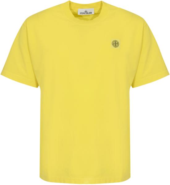 26SS 스톤 아일랜드 반팔 티셔츠 2100030S0115V0031 YELLOW