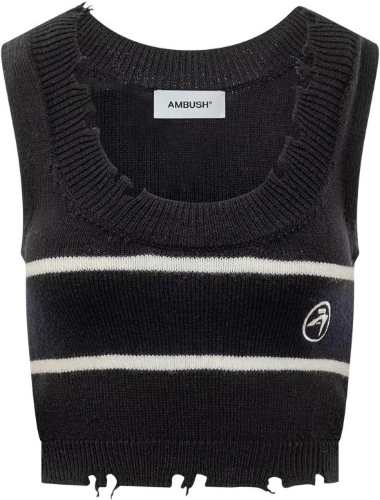  엠부시 스웨터 BWHT003F24KNI0011031 BLACK