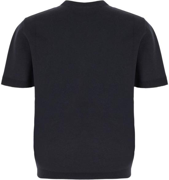 26SS 구찌 자수 실크 코튼 티셔츠 853379XKFDL4255 BLUE - GUCCI