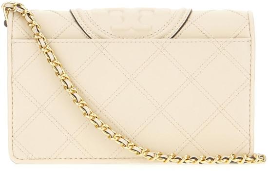 26SS 토리버치 플래밍 소프트 체인 월렛 138853251 NEUTRAAL - TORY BURCH