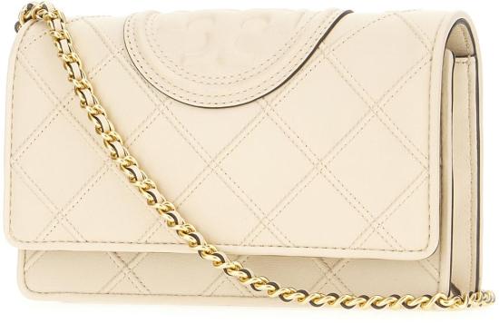 26SS 토리버치 플래밍 소프트 체인 월렛 138853251 NEUTRAAL - TORY BURCH