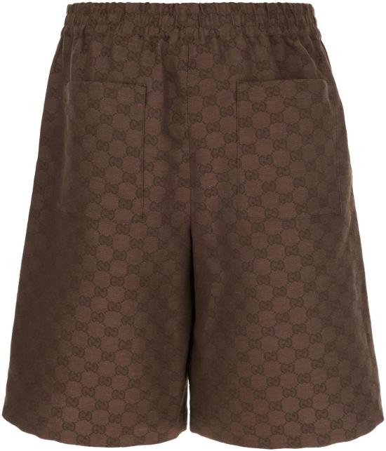 26SS 구찌 숏팬츠 810782ZAM7G2063 BROWN - GUCCI