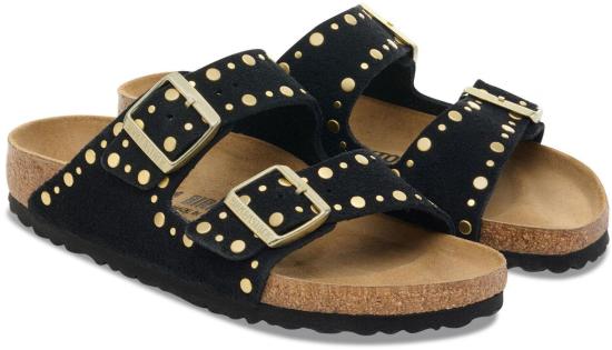 26SS 버켄스탁 뮬/슬리퍼 1030348ARIZONARIVETBLACK - BIRKENSTOCK
