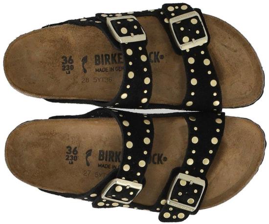 26SS 버켄스탁 뮬/슬리퍼 1030348ARIZONARIVETBLACK - BIRKENSTOCK