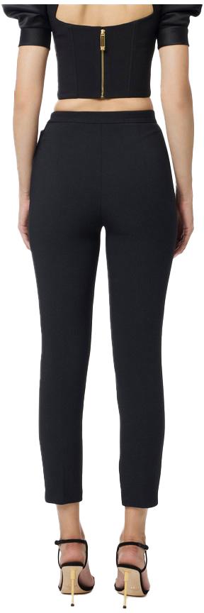 25FW 엘리자베타프랜치 스트레이트 팬츠 PA12056E2110 BLACK - ELISABETTA FRANCHI