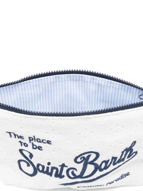 26SS 세인트바쓰 클러치/파우치 ALI0052 00238L COTTON MINI FLOWERS EMBRY 01 EMB - MC2 SAINT BARTH