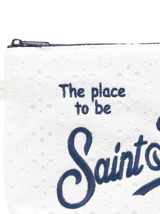 26SS 세인트바쓰 클러치/파우치 ALI0052 00238L COTTON MINI FLOWERS EMBRY 01 EMB - MC2 SAINT BARTH